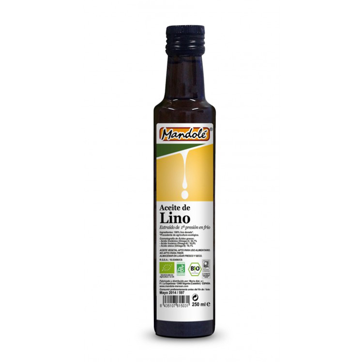 ACEITE DE LINO 250 ML, aceite de lino