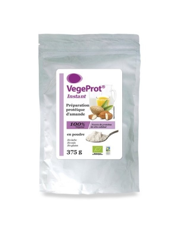 Vegeprot® Instant   Proteína de Almendra BIO en Polvo 375 g | Alta Calidad, 100% Vegetal