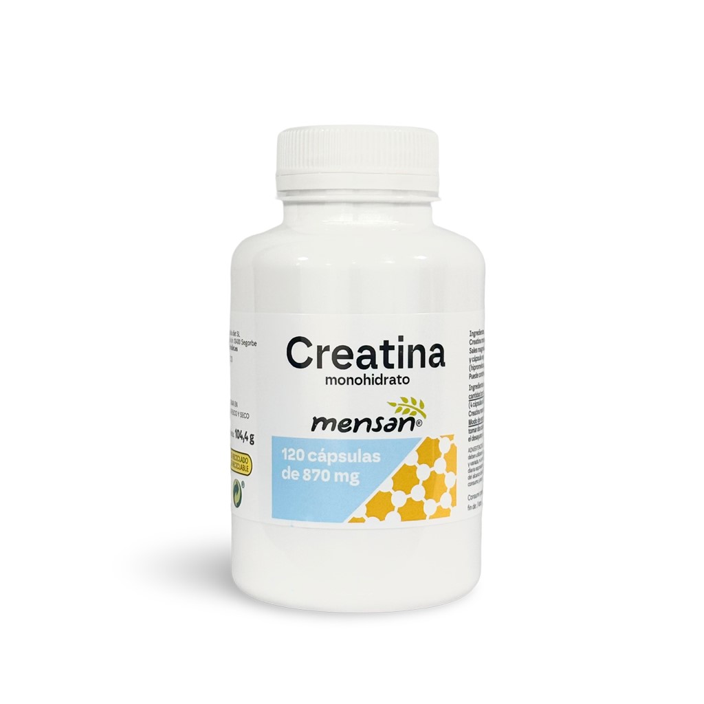 Creatina Monohidrato 120 cápsulas Mensan