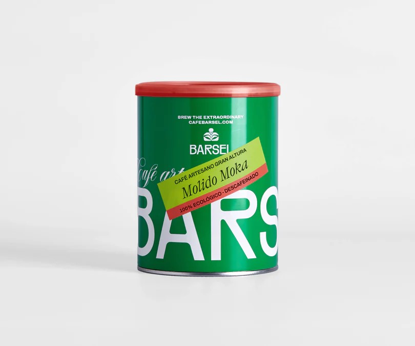 Café Descafeinado Molido Moka 250g Barsel | 100% Arábica y Ecológico