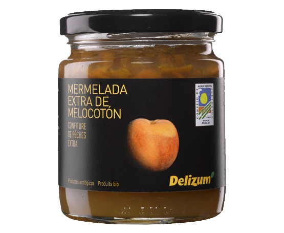 Mermelada de melocotón 260g BIO Delizum