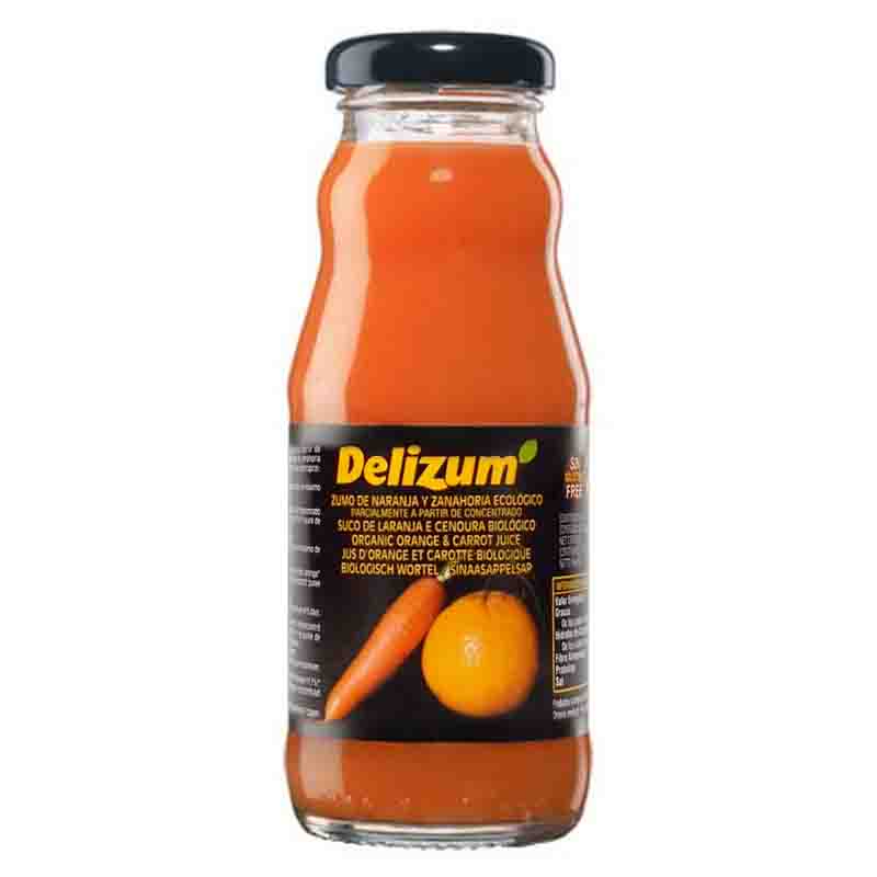 ZUMO DE ZANAHORIA CON NARANJA BIO 200ml DELIZUM