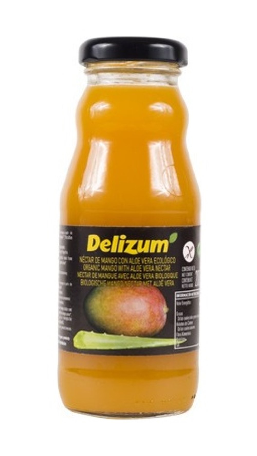Néctar de mango con aloe vera 200ml Delizum | ecológico