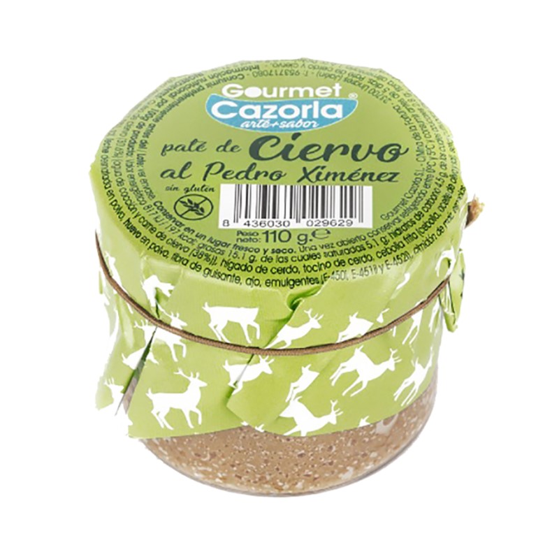 Paté con Ciervo al Pedro Ximenez Gourmet Cazorla 110g 