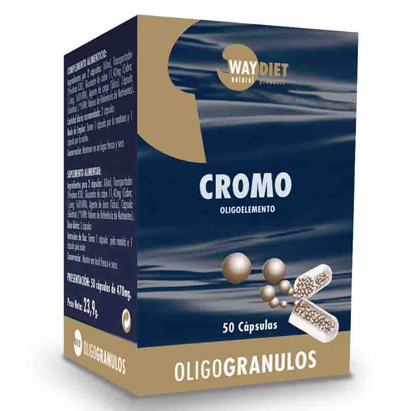 Cromo 478mg en oligránulos 50 caps Way Diet