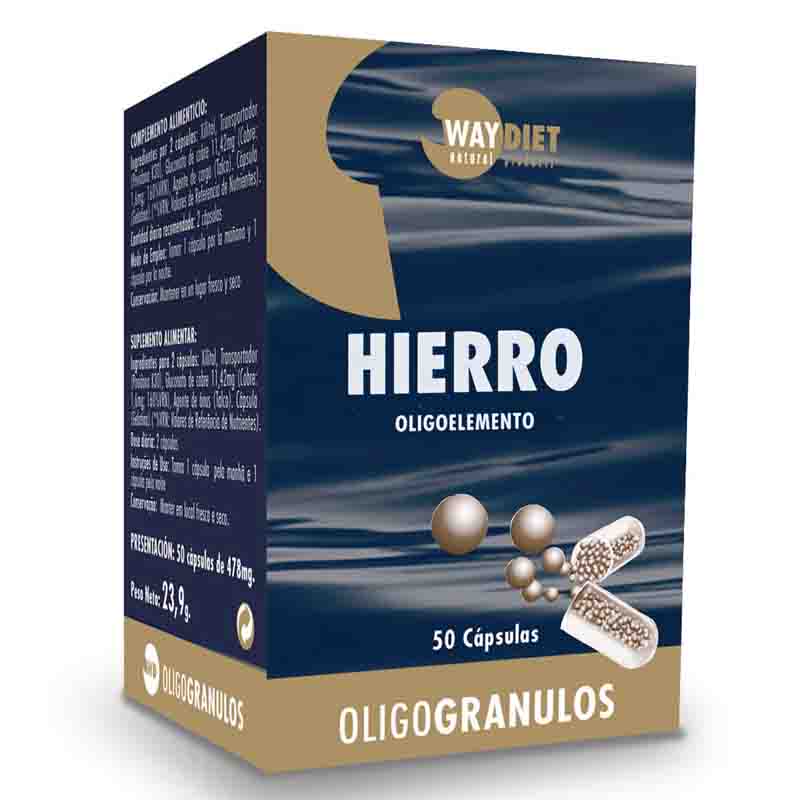 Hierro en oligogránulos 50 caps Way Diet