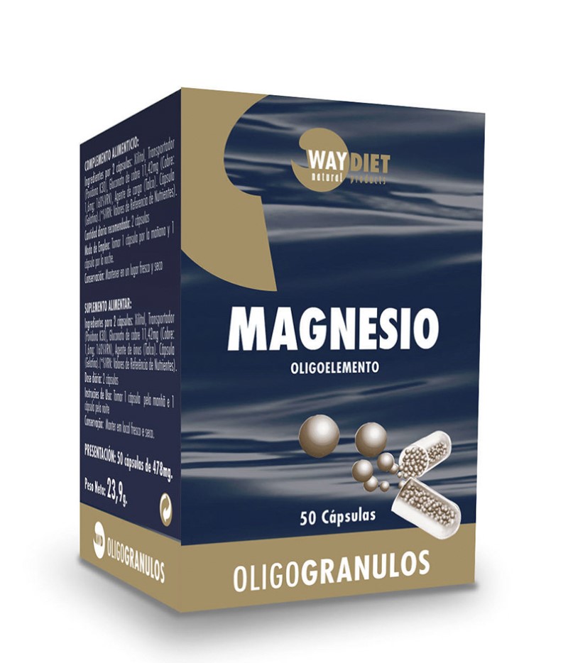 Magnesio de liberación sostenida Way Diet 50 caps