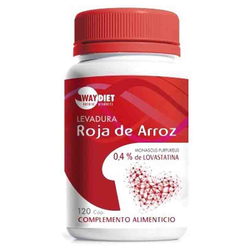 120 cápsulas de Levadura roja del arroz 250mg (WAY DIET)