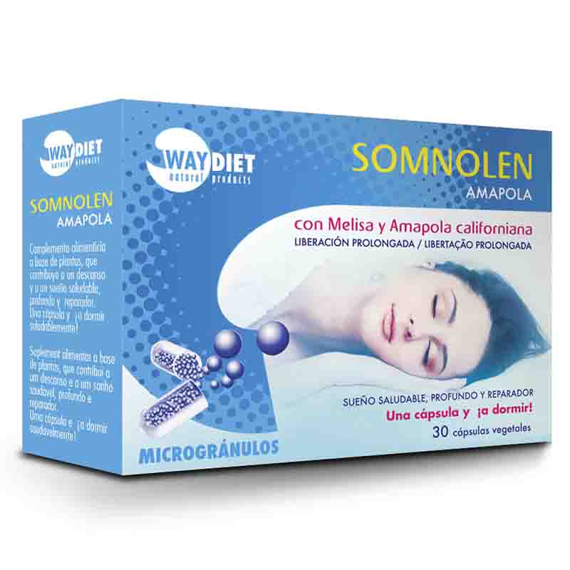 Somnolen amapola 478mg 30 cápsulas (WAY DIET)