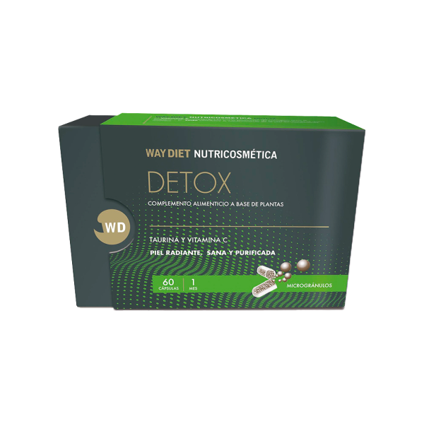 WAYDIET NUTRICOSMETICA - DETOX 60 cápsulas