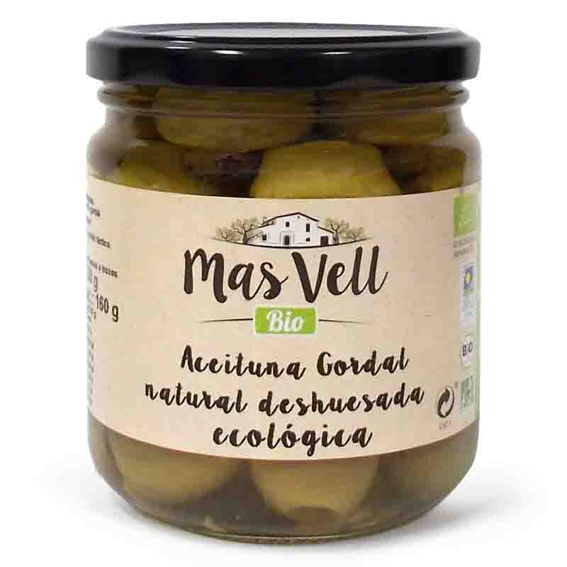 MAS VELL - ACEITUNA GORDAL DESHUESADA BIO