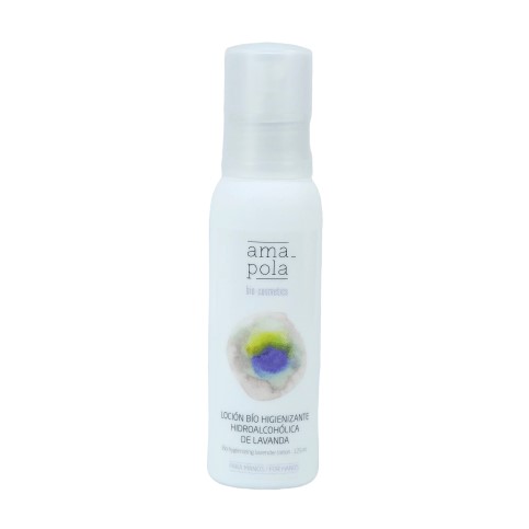 AMAPOLA - LOCIÓN HIGIENIZANTE HIDROALCOHÓLICA DE LAVANDA BIO 125ml