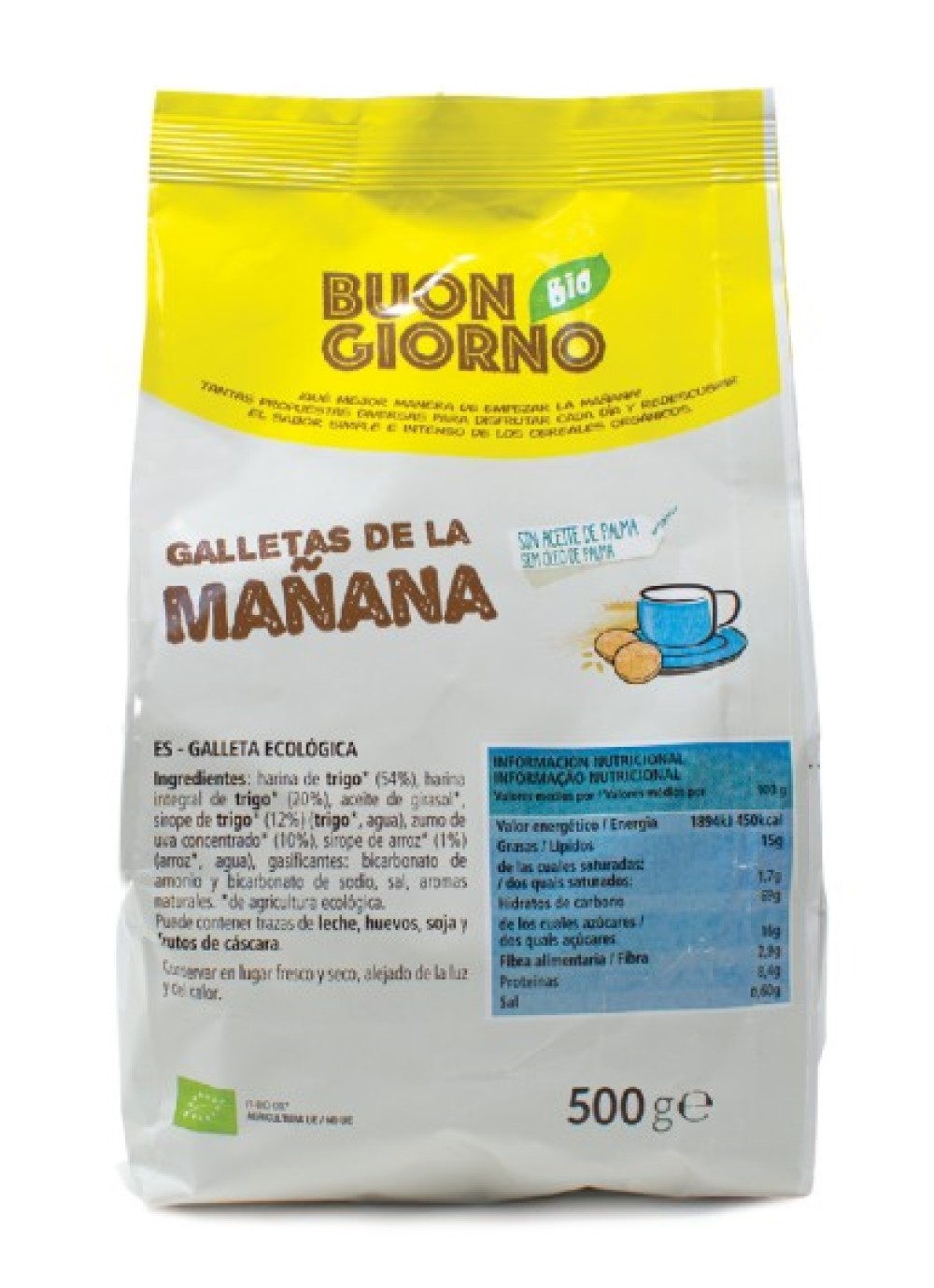 Galletas de la mañana sin azúcar Finestra Sul Cielo 500g | ecológico 2