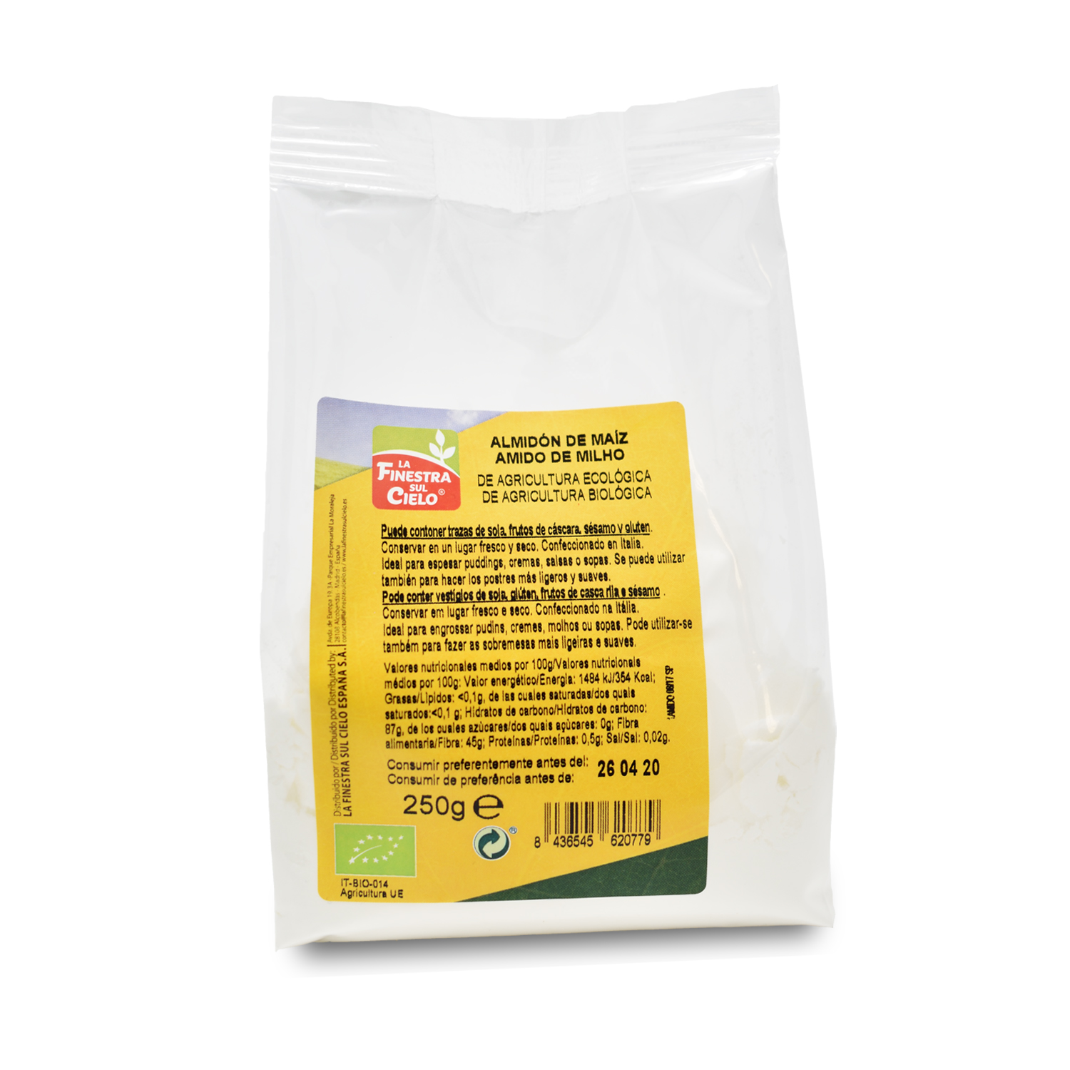 FINESTRA - ALMIDON DE MAIZ (MAICENA) 250g BIO