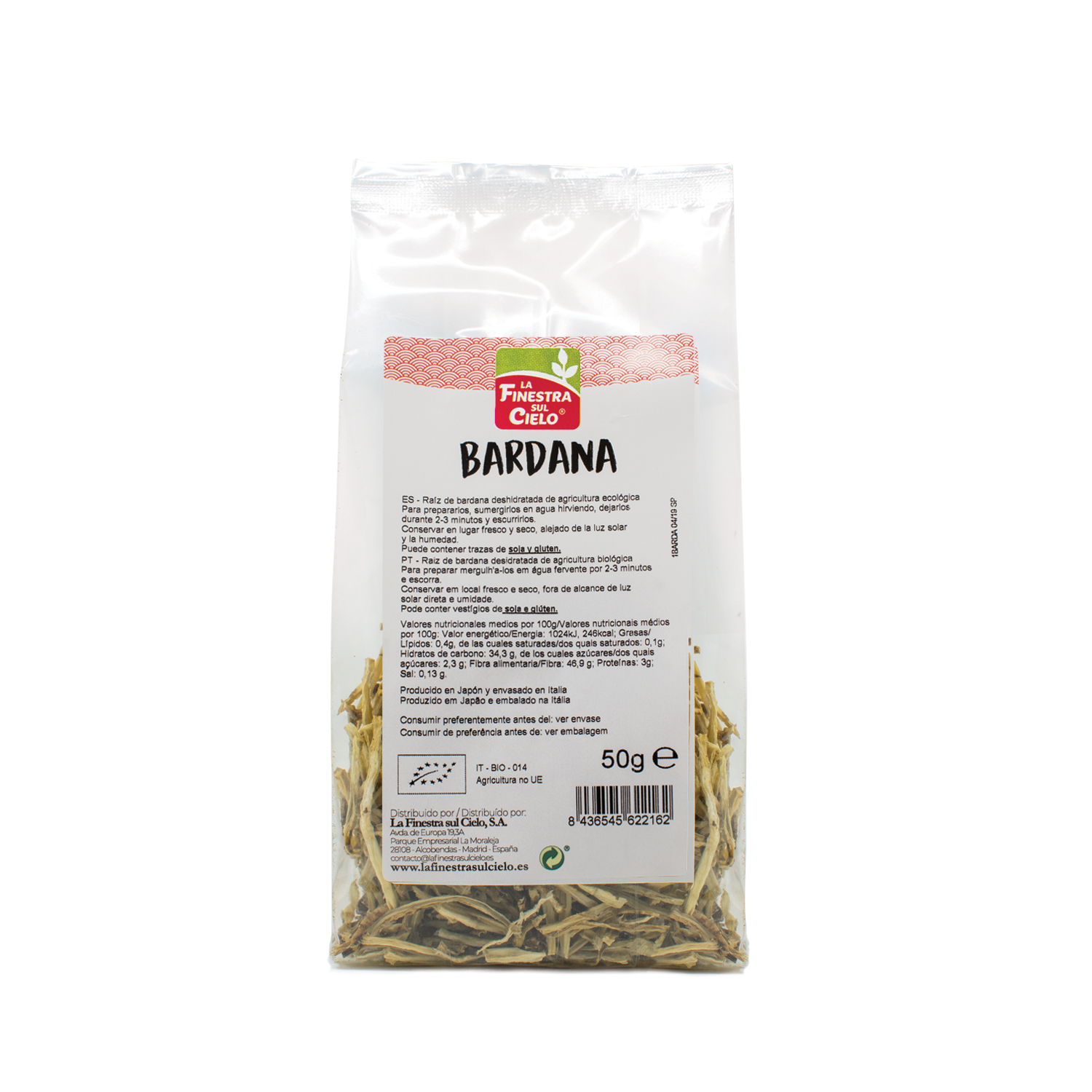 FINESTRA - RAIZ DE BARDANA DESHIDRATADA BIO 50g