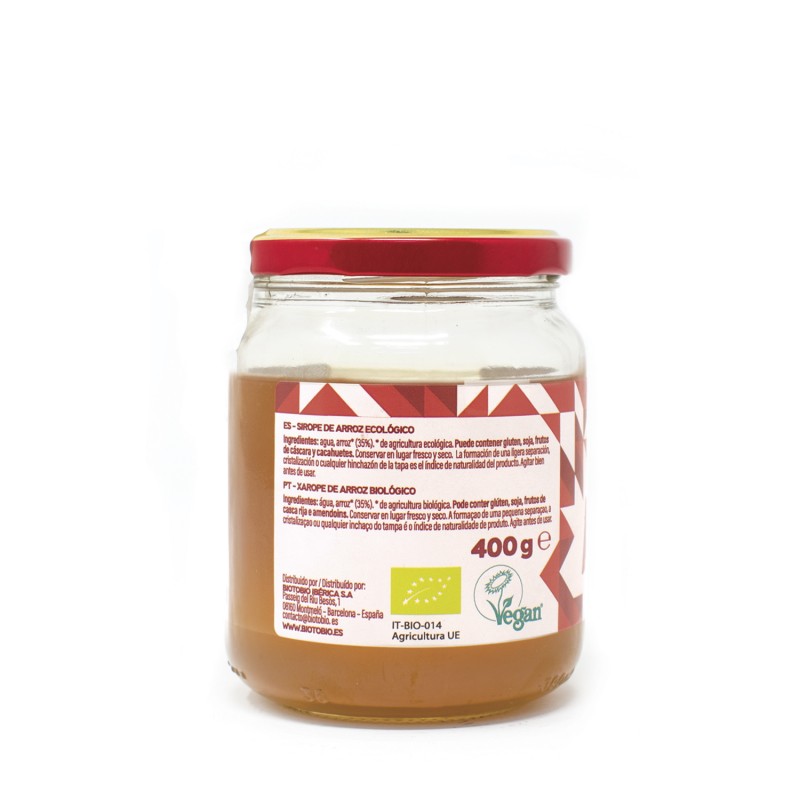 Sirope de arroz 400g La Finestra Sul Cielo | ecológico 2