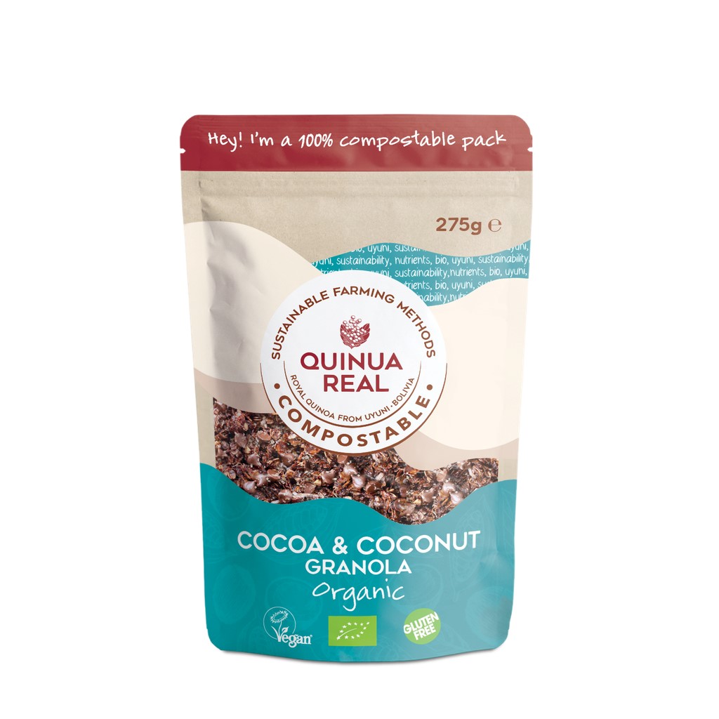 Granola ecológica con Cacao y Coco Quinua Real 275g