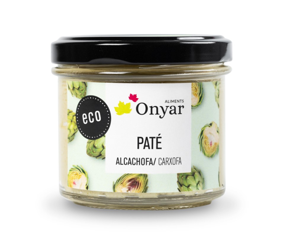 Paté de alcachofa 100g ecológico Aliments Onyar