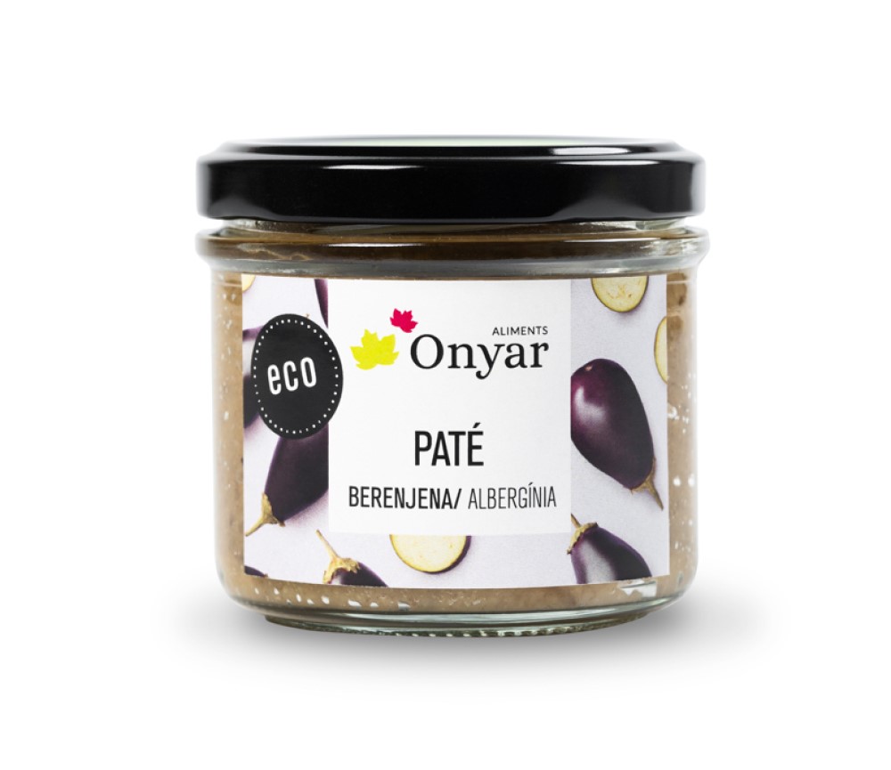 Paté de berenjena 100g ecológico Aliments Onyar
