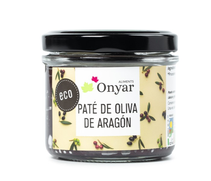 Paté de aceituna negra de Aragón Aliments Onyar 100g | ecológico