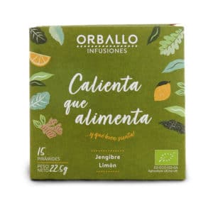 Infusión calienta que alimenta 12 pirámides Orballo | ecológico