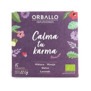 Infusión Calma tu karma Orballo 12 pirámides | Ecológico