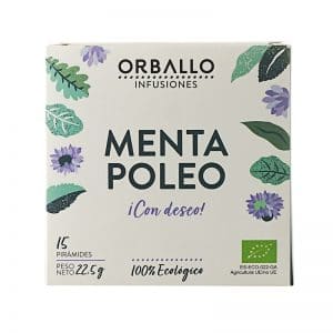 Menta poleo 12 pirámides Orballo | ecológico 