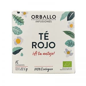 Té rojo 12 pirámides Orballlo | ecológico