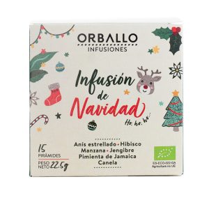Infusión de Navidad Orballo 12 pirámides | ecológico 