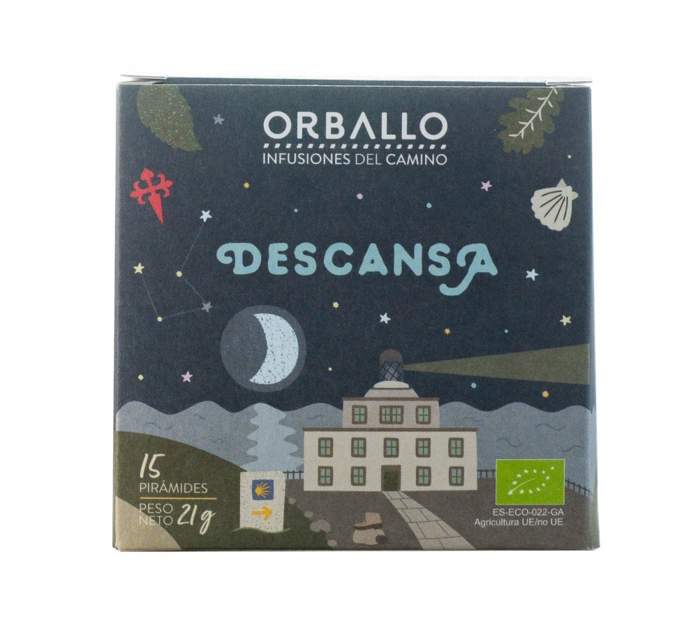 Descansa infusión del camino 12 pirámides Orballo | ecológico