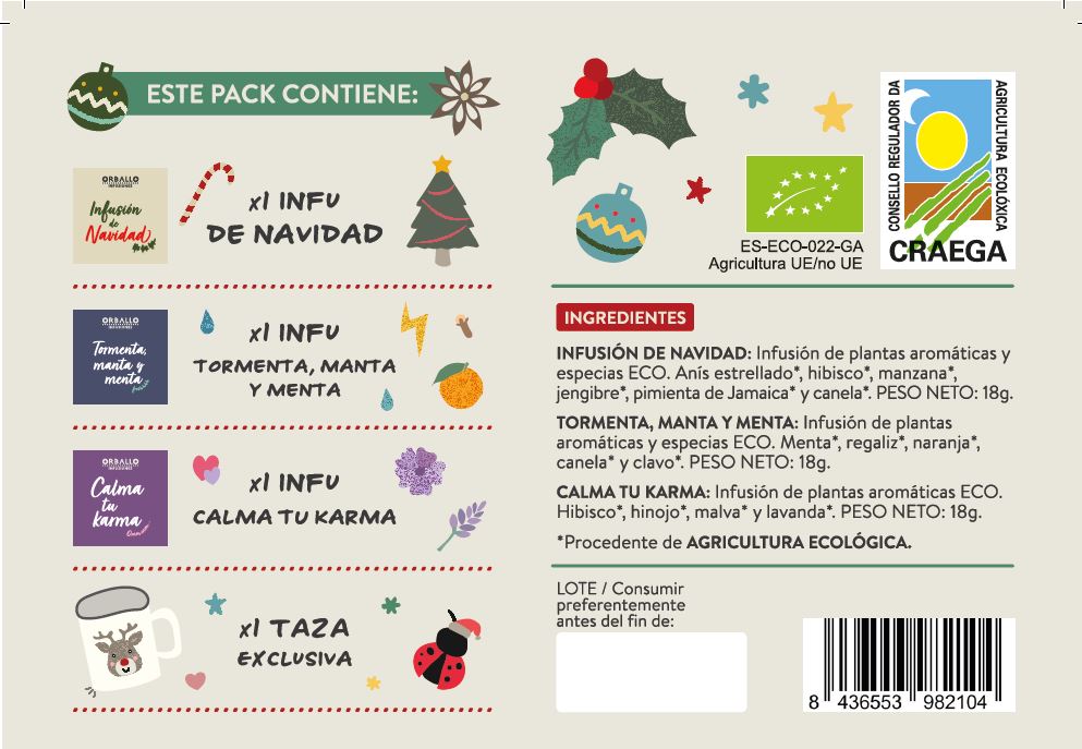 Pack Navidad con taza Orballo 4