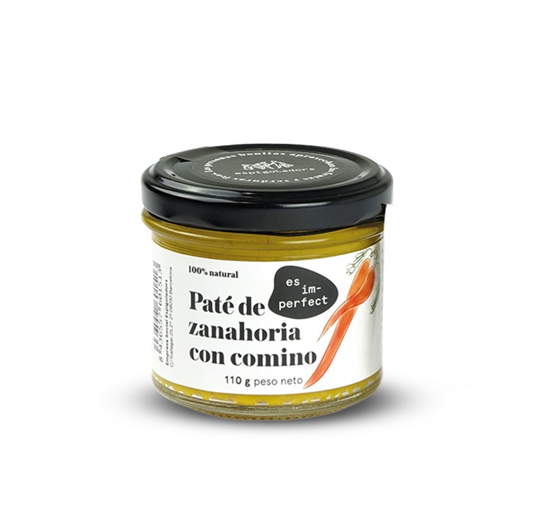 Paté de zanahoria y comino 110g Es Imperfect