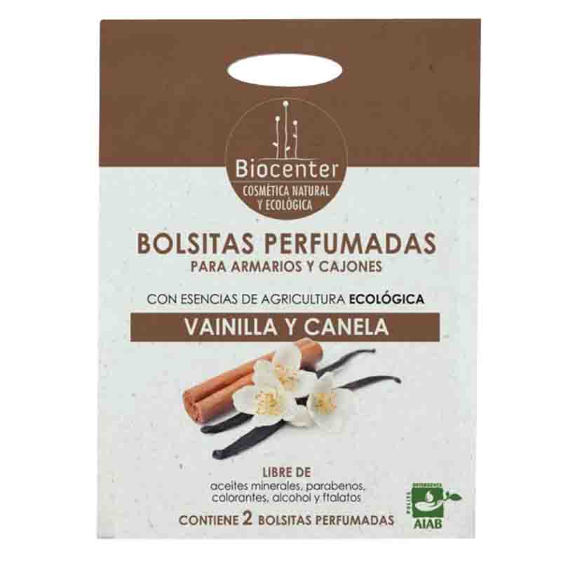 Bolsitas perfumadas para armarios vainilla y canela 2 uds Biocenter