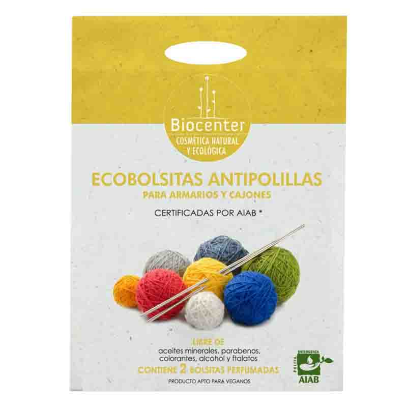 Bolsitas antipolillas para armarios 2 unidades Biocenter