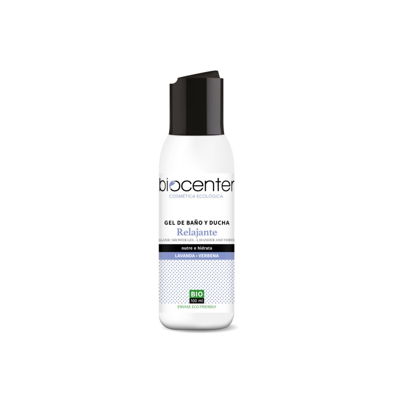 BIOCENTER TOP - GEL DE BAÑO Y DUCHA RELAJANTE LAVANDA Y VERBERA BIO 100ml