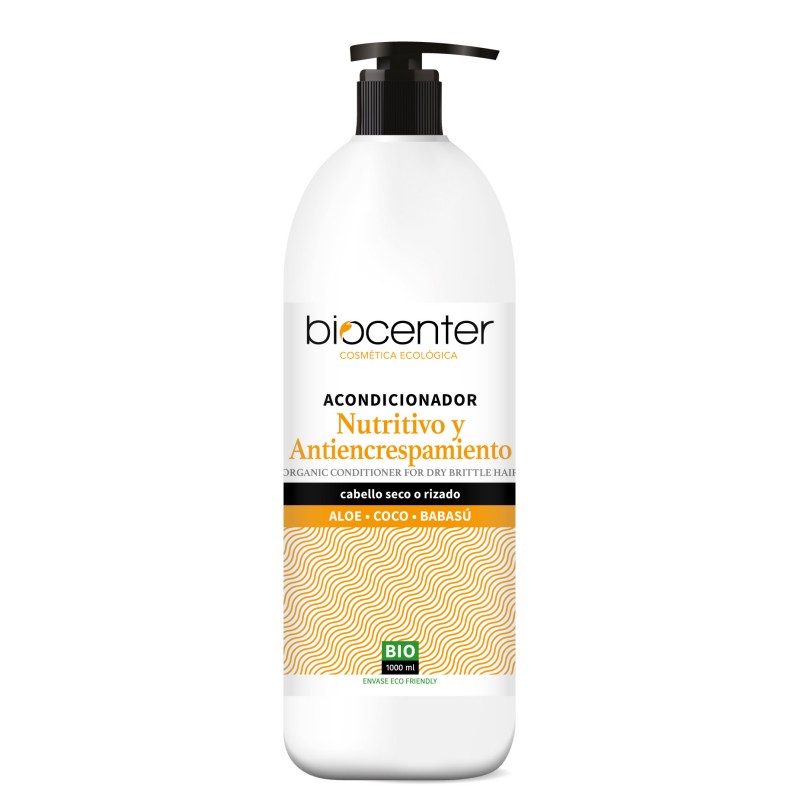 BIOCENTER TOP - ACONDICIONADOR NUTRITIVO Y ANTIENCRESPAMIENTO 1L