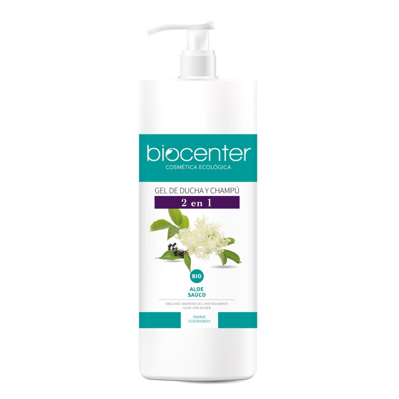 BIOCENTER BOTANICAL - GEL DE DUCHA Y CHAMPU 2 EN 1 1L