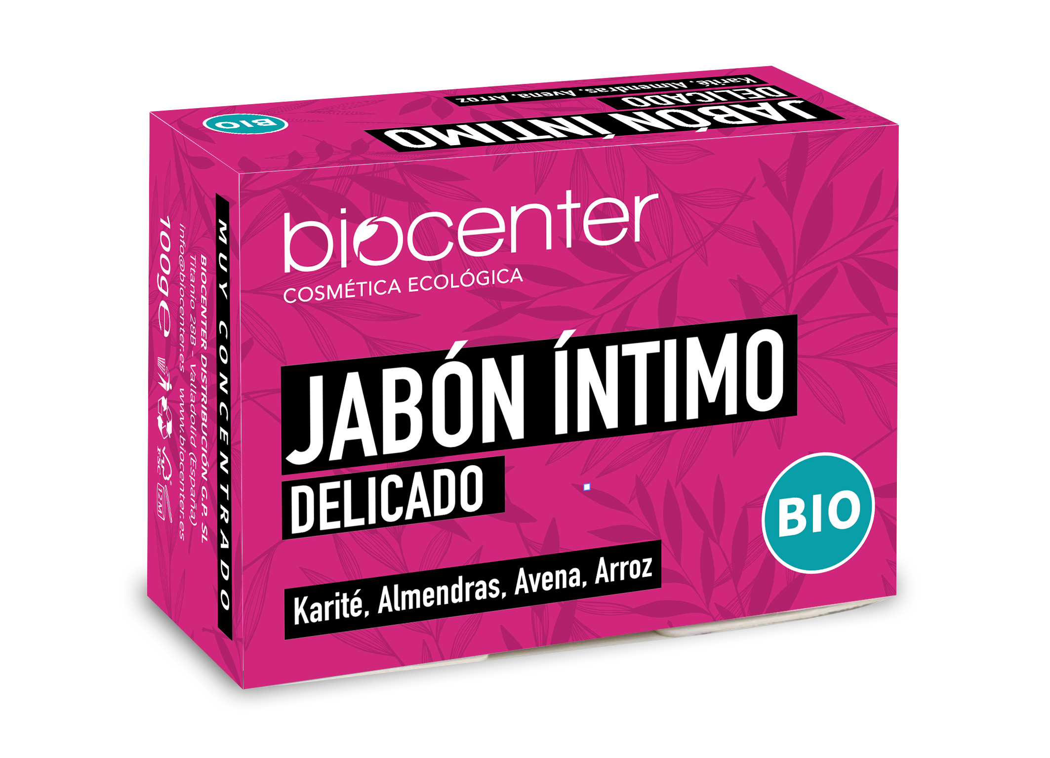 BIOCENTER - JABON SOLIDO INTIMO DELICADO 100g