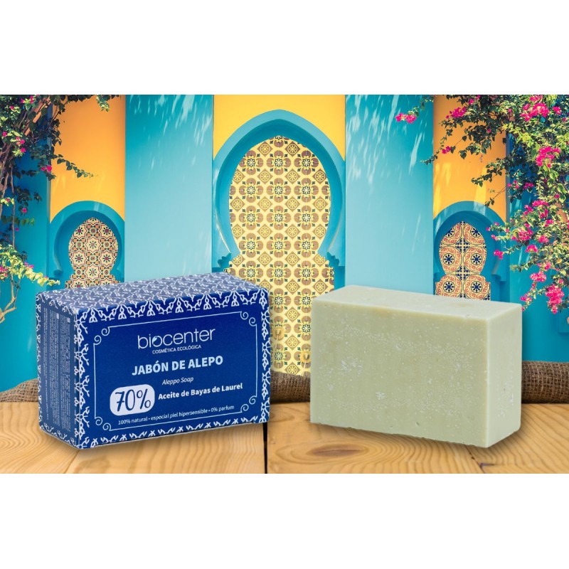 BIOCENTER - JABÓN DE ALEPO 70% - 150g 2