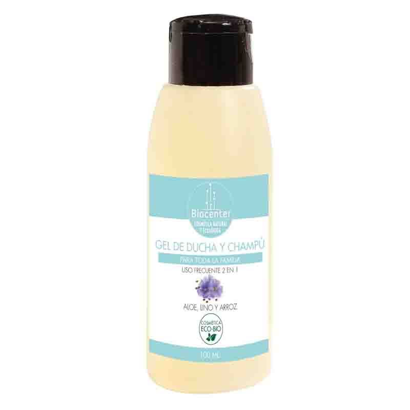 X BIOCENTER - GEL DE DUCHA Y CHAMPU PARA TODA LA FAMILIA BIO 100ml