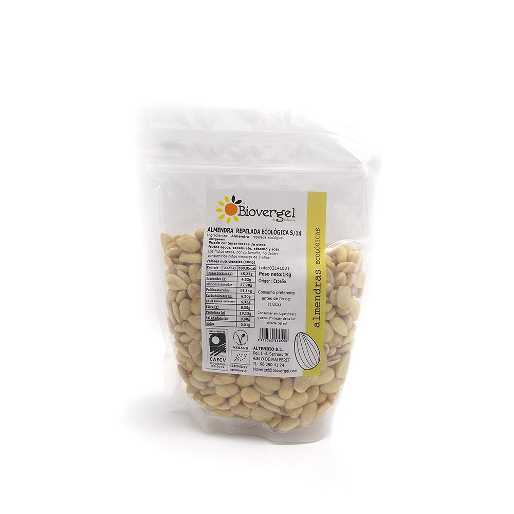 BIOVERGEL - GRANEL ALMENDRA REPELADA 1Kg BIO