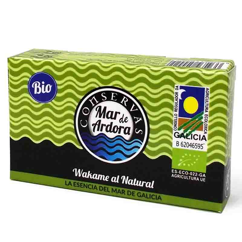 Wakame al natural lata 90g BIO Mar de Ardora