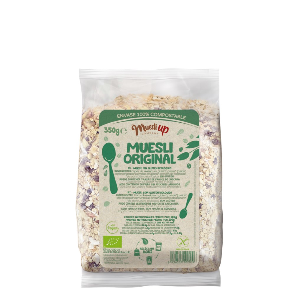 Muesli Original Sin Gluten Muesli Up 350g | Ecológico