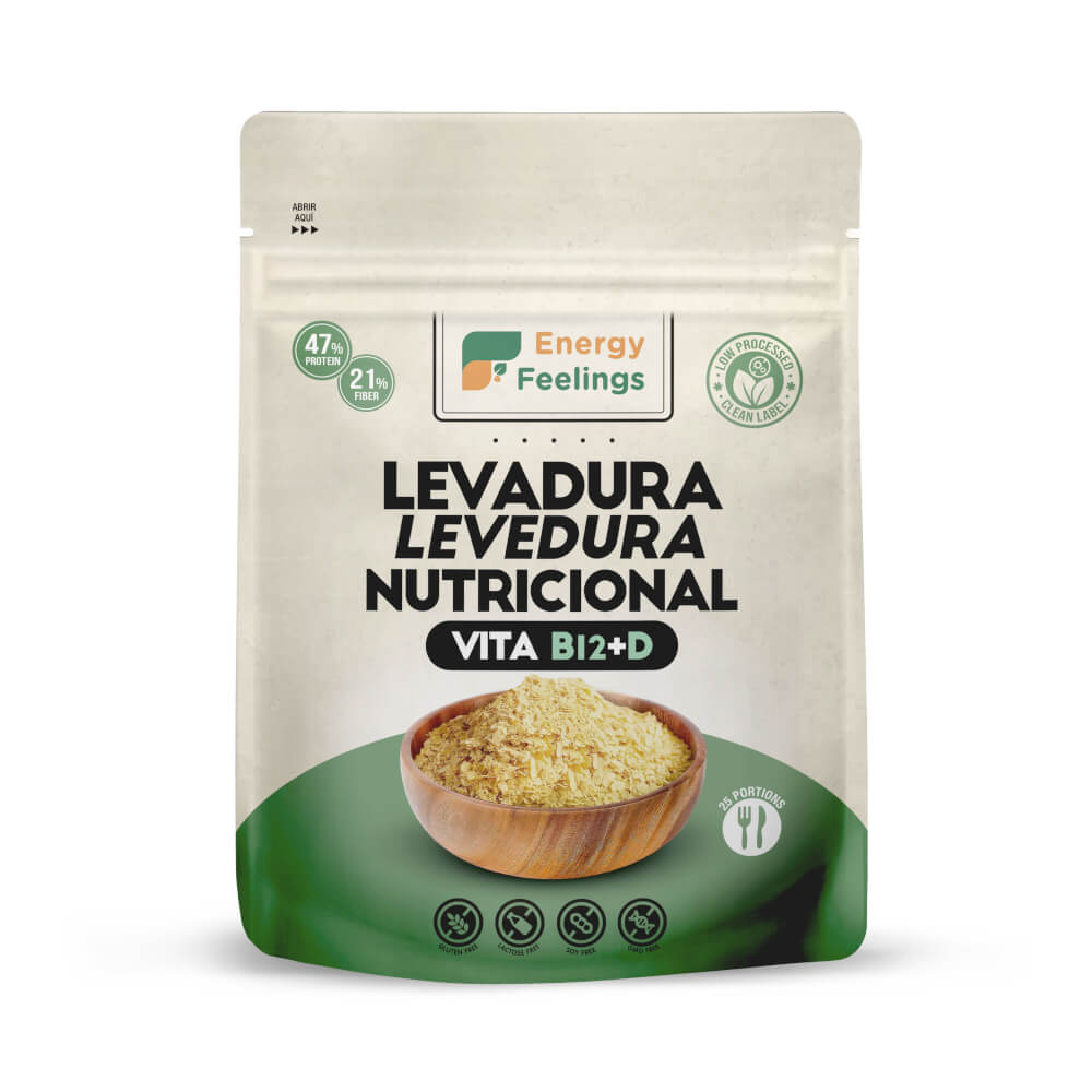 Levadura nutricional con Vitamina B12 y D Energy Feelings 130g