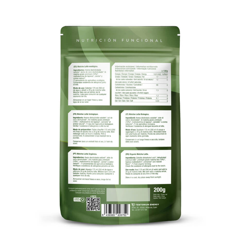 Matcha Latte Energy Feelings 200g | ecológico 2