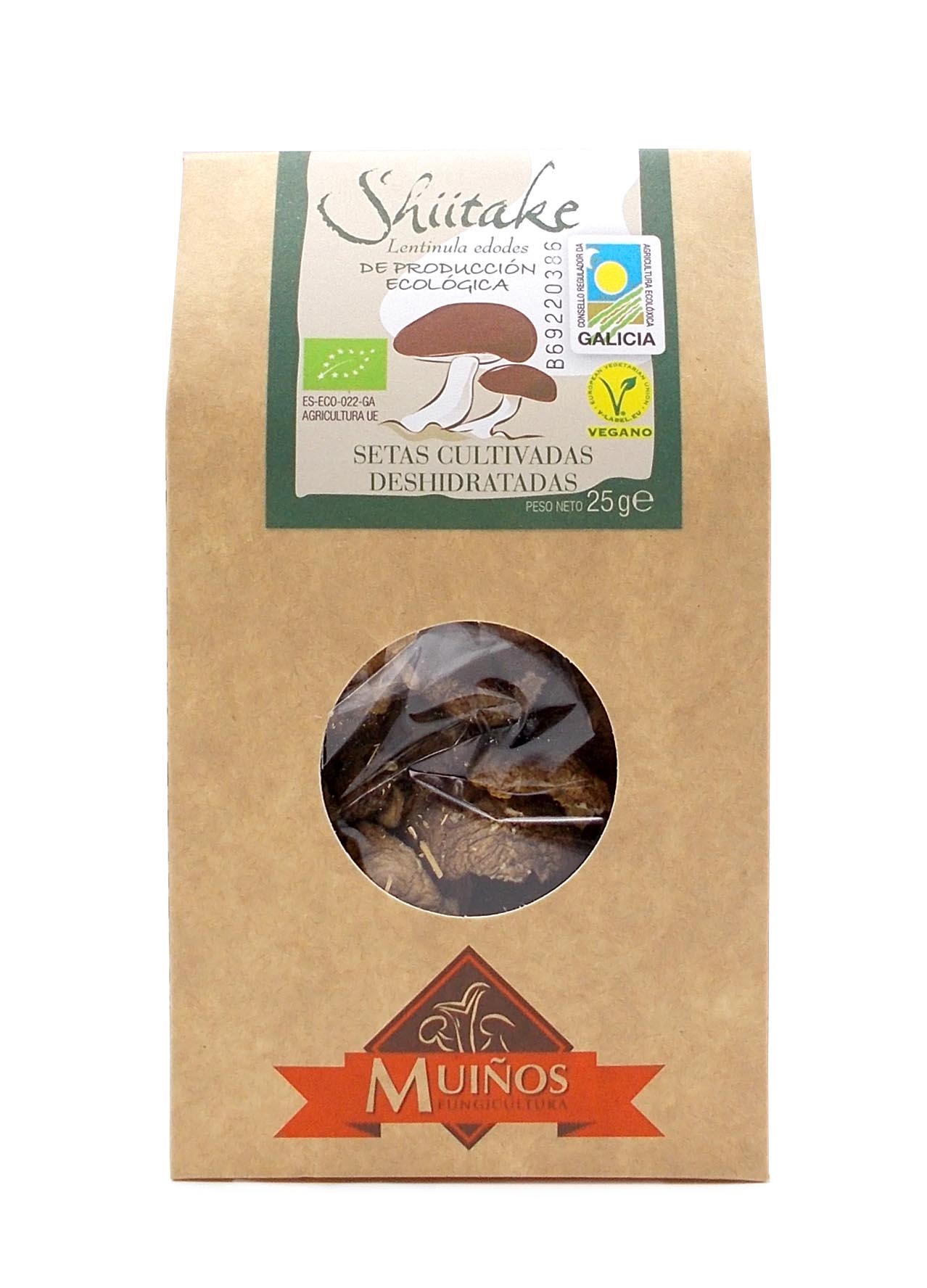 PORTO - SHIITAKE DESHIDRATADO 25g BIO