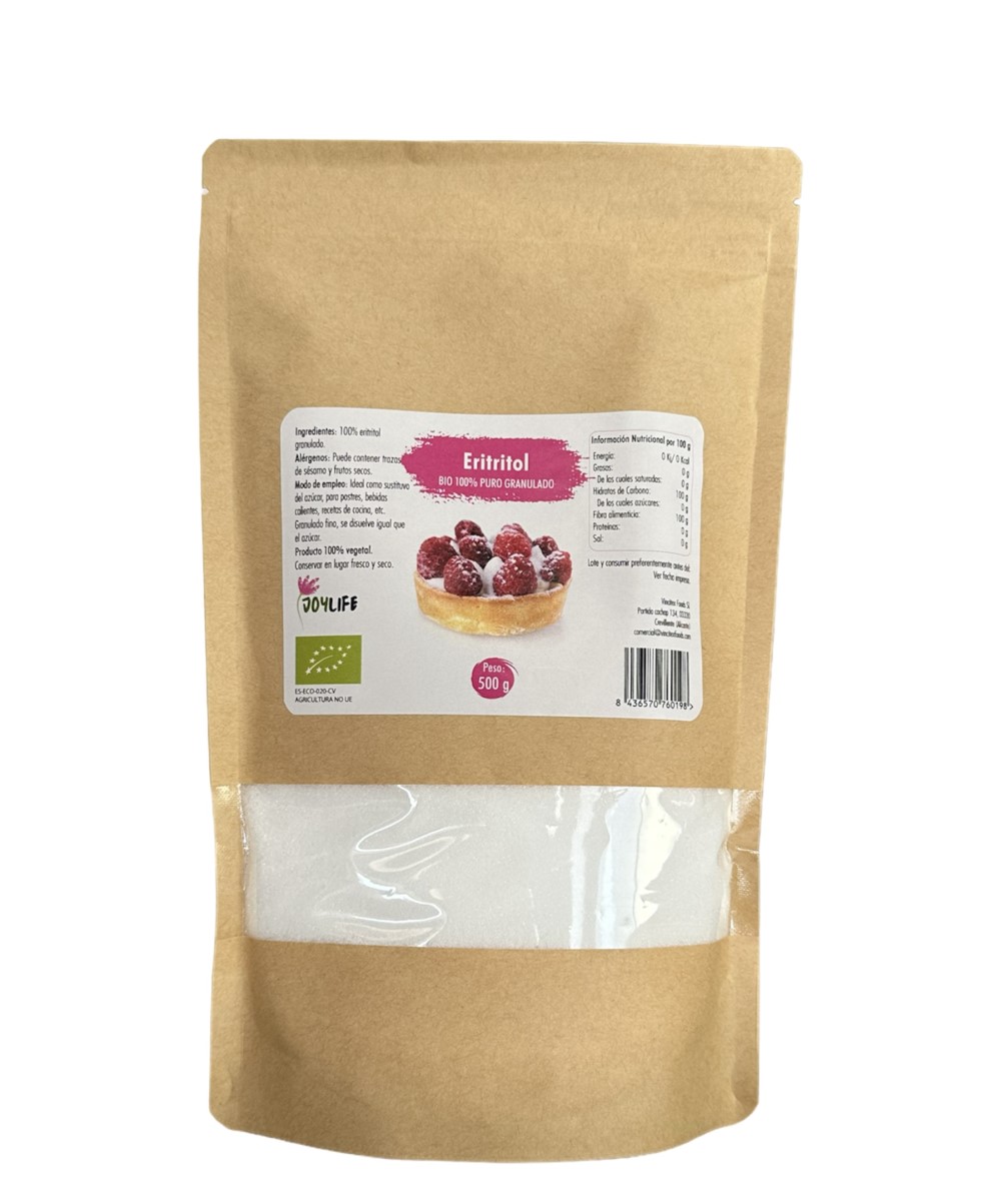 Eritritol 100% puro JoyLife 500g | ecológico