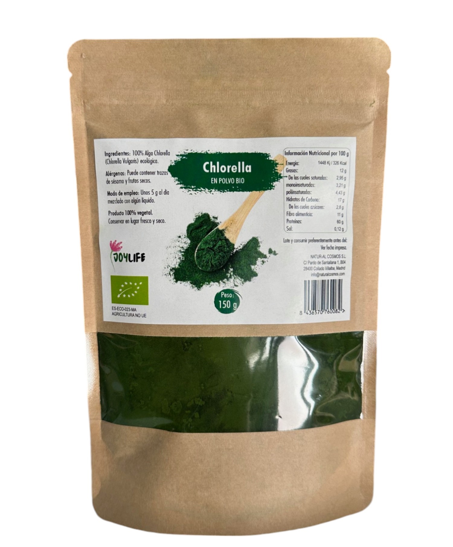 Chlorella JoyLife 300 tabletas | ecológico