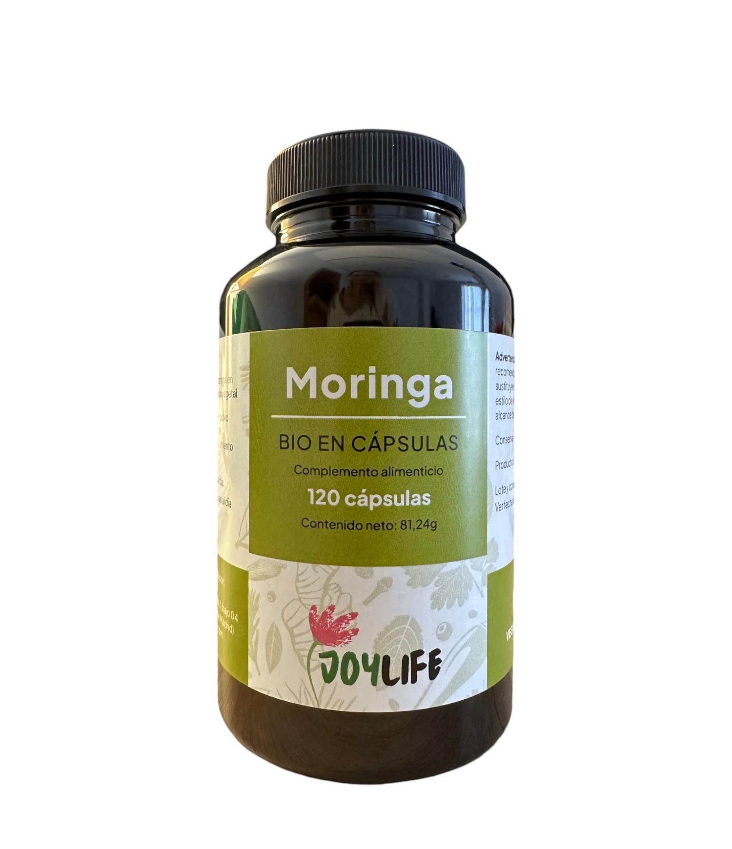 Moringa Joylife 120 cápsulas | ecológica