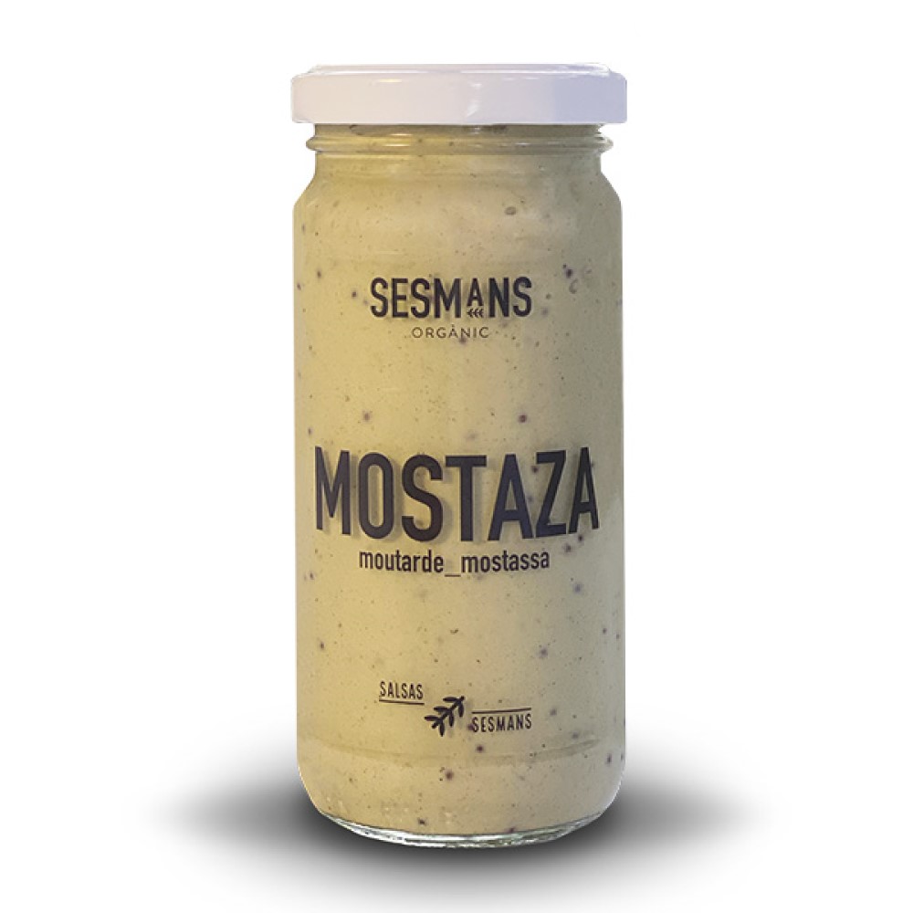 Mostaza vegana Sesmans 240ml | ecológico